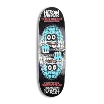 Heroin Skateboards Shellraiser 2 Shellbound Egg 9.5" Deck