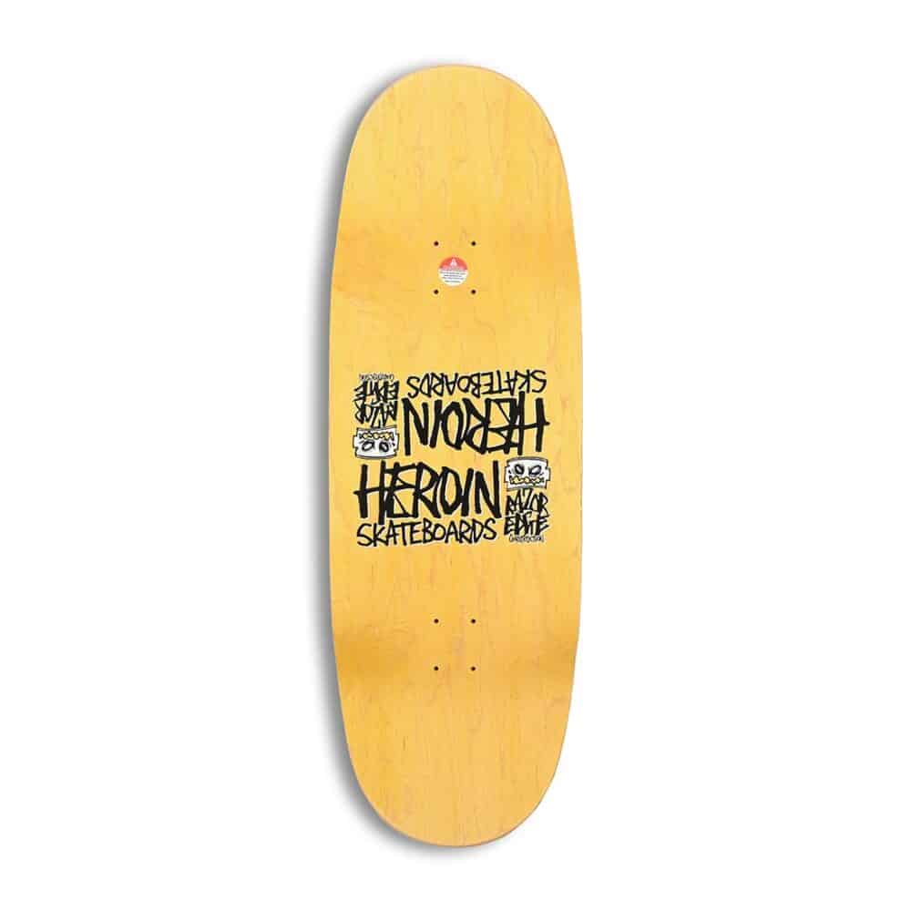 Heroin Skateboards Shellraiser 3 Shell On Girth 10.75" Deck