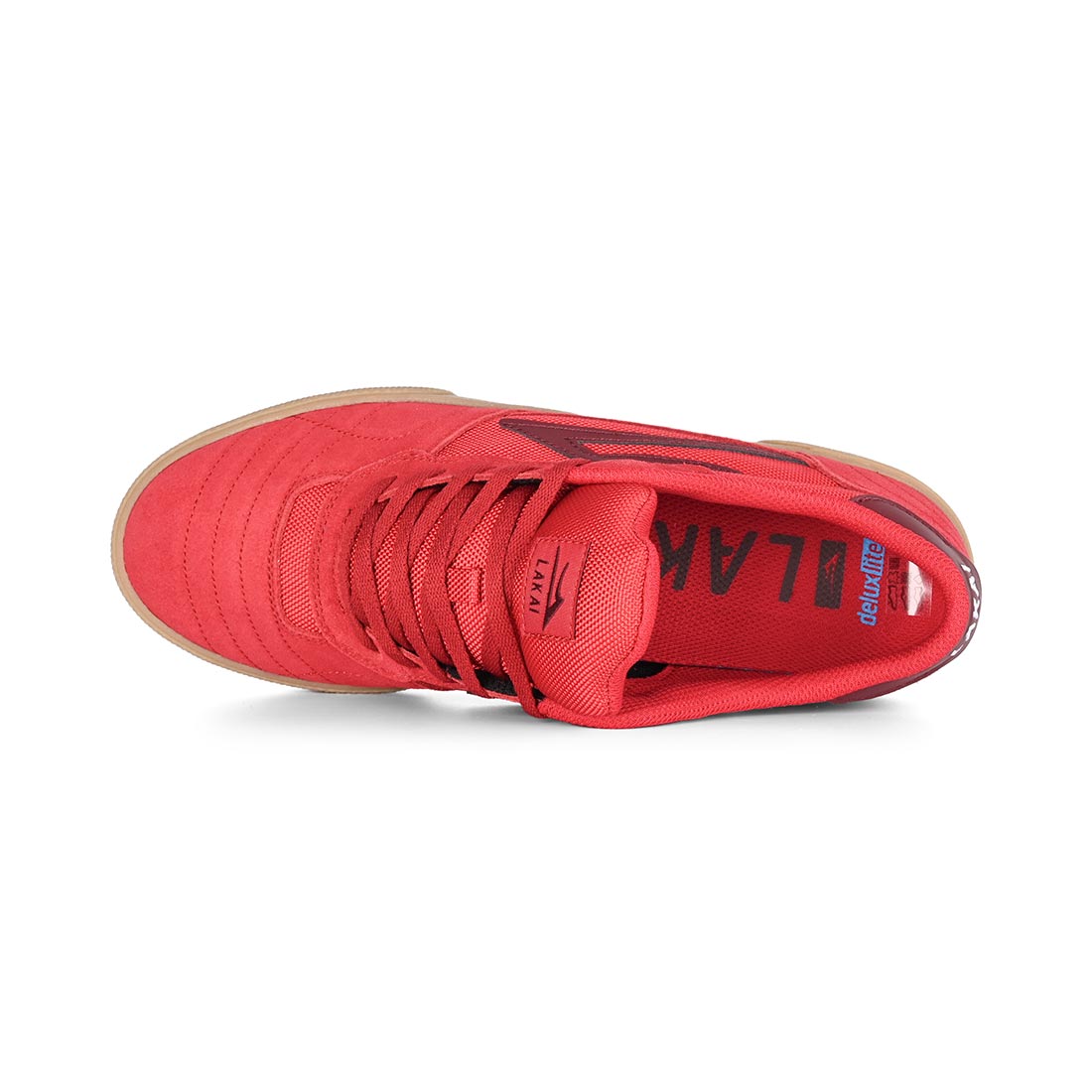 Lakai Cambridge Skate Shoes Red Burgundy Supereight