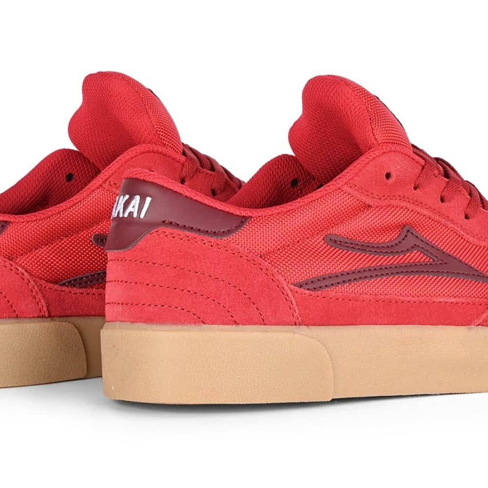 Lakai Cambridge Skate Shoes - Navy/Red