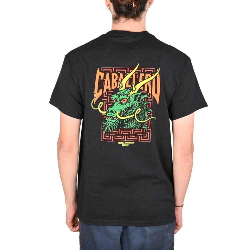 Powell Peralta Caballero Street Dragon S/S T-Shirt - Black