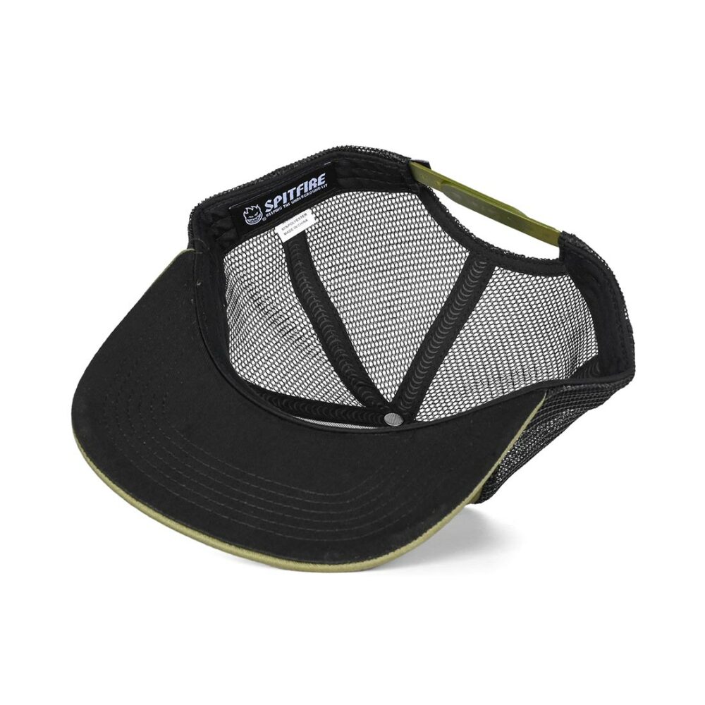Spitfire Bighead Mesh Back Trucker Cap - Olive/Black
