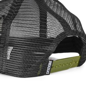 Spitfire Bighead Mesh Back Trucker Cap - Olive/Black