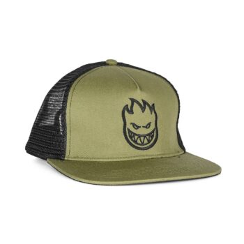 Spitfire Bighead Mesh Back Trucker Cap - Olive/Black