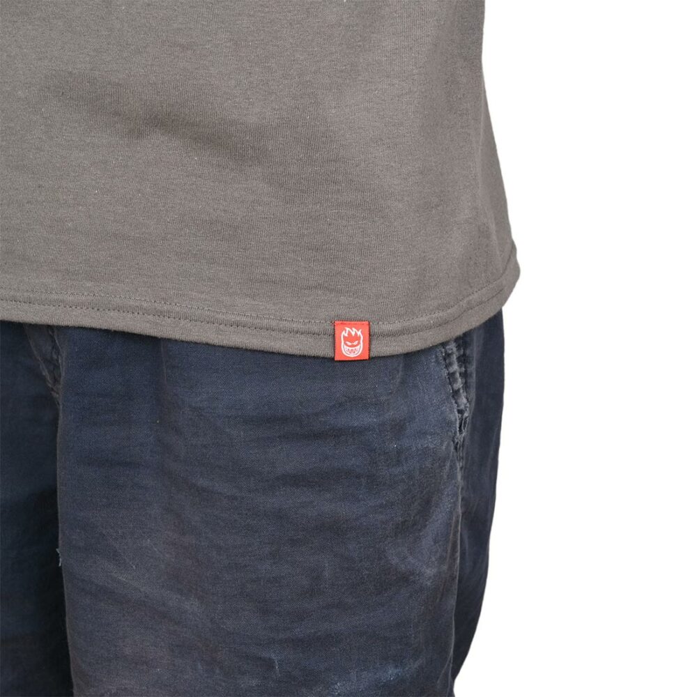 Spitfire Classic '87 Swirl Fill S/S T-Shirt - Charcoal/Black/White