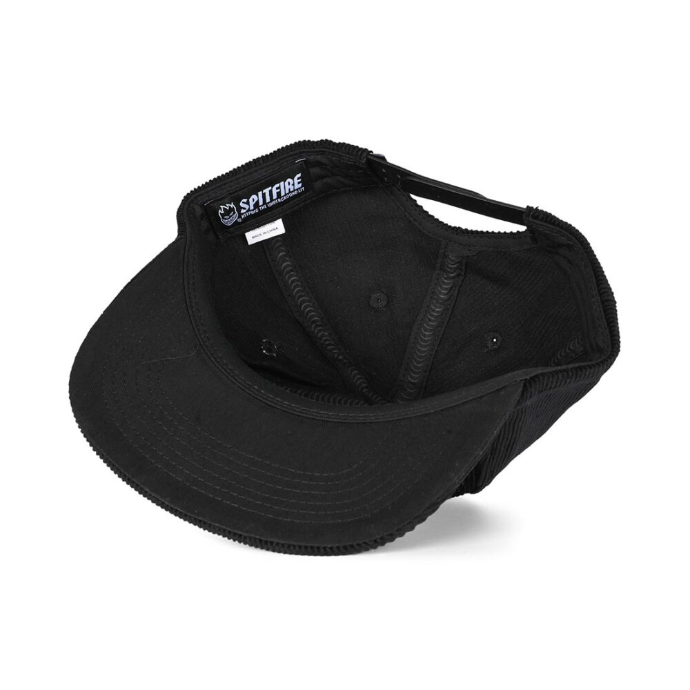 Spitfire Classic '87 Swirl Patch Snapback Hat - Black/White