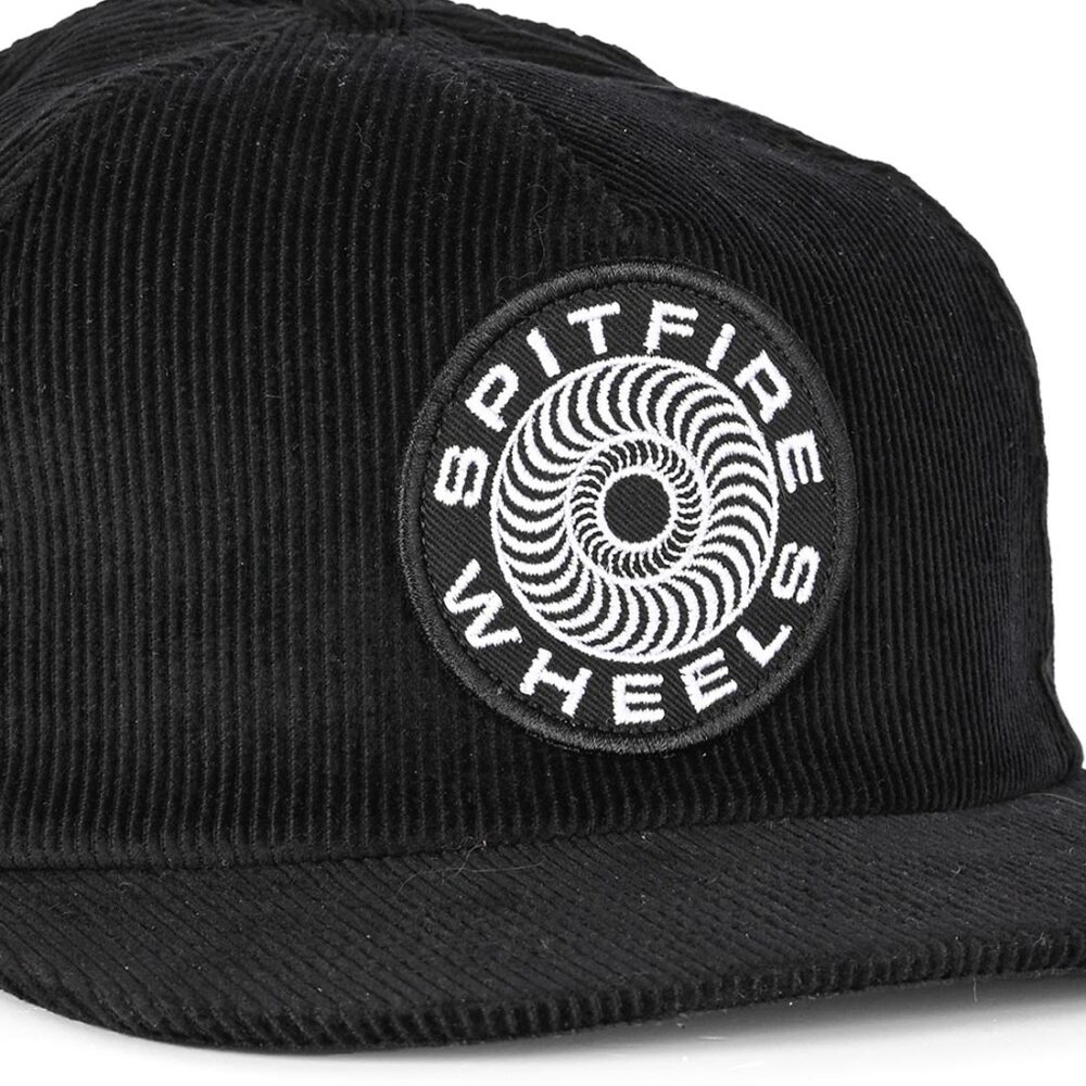 Spitfire Classic '87 Swirl Patch Snapback Hat - Black/White