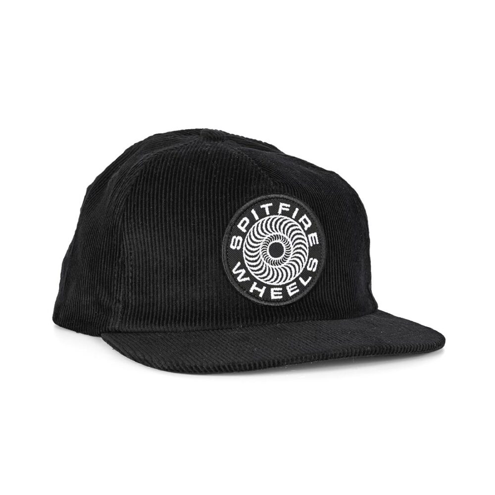 Spitfire Classic '87 Swirl Patch Snapback Hat - Black/White