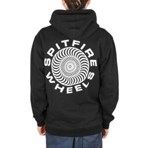 Spitfire Classic '87 Swirl Pullover Hoodie - Black/White