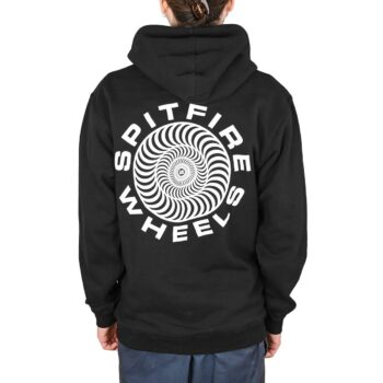 Spitfire Classic '87 Swirl Pullover Hoodie - Black/White