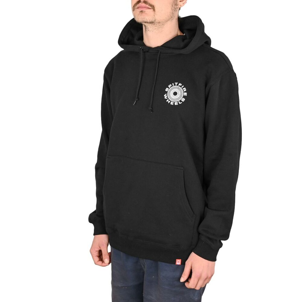 Spitfire Classic '87 Swirl Pullover Hoodie - Black/White