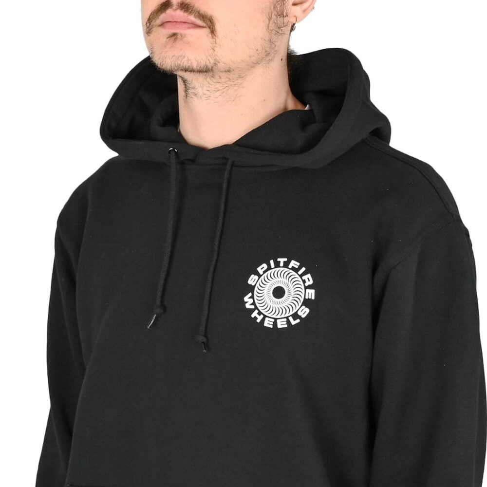 Spitfire Classic '87 Swirl Pullover Hoodie - Black/White