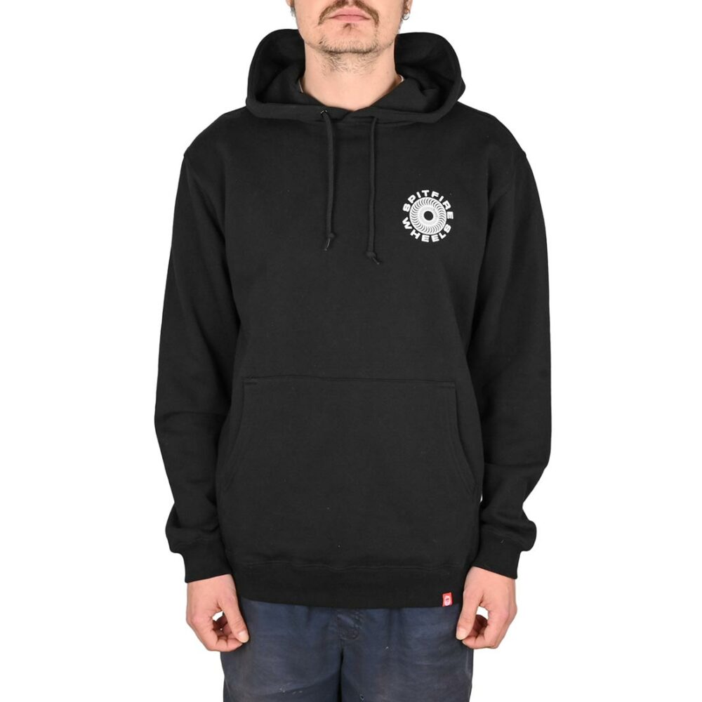 Spitfire Classic '87 Swirl Pullover Hoodie - Black/White