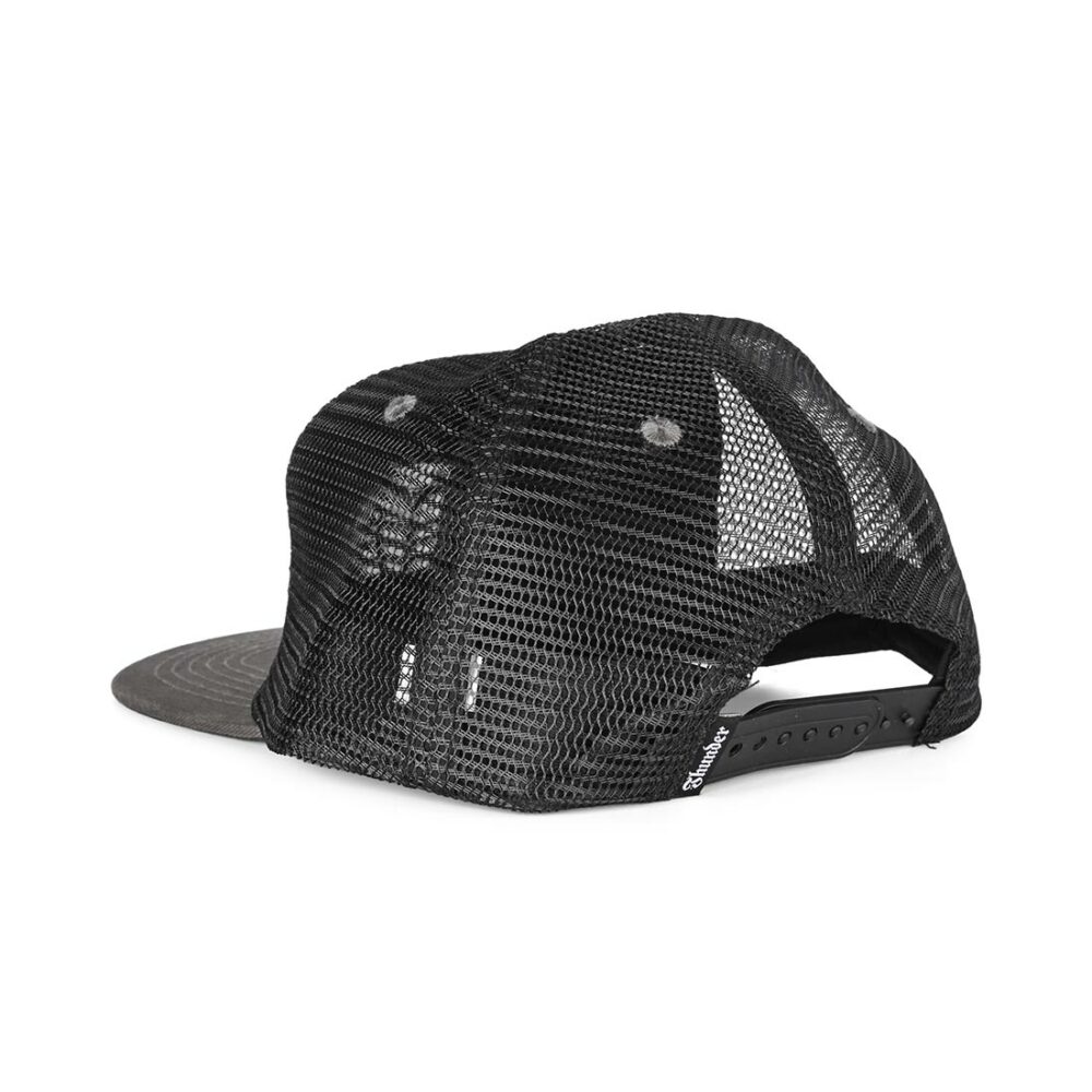 Thunder OG Grenade Mesh Back Trucker Cap - Grey/Maroon