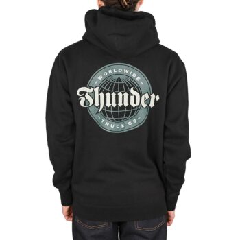 Thunder Worldwide Zip Hoodie - Black/Grey/Green
