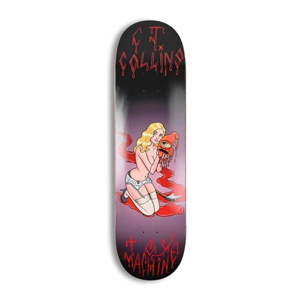 Toy Machine Collins Seductress 8.5" Skateboard Deck