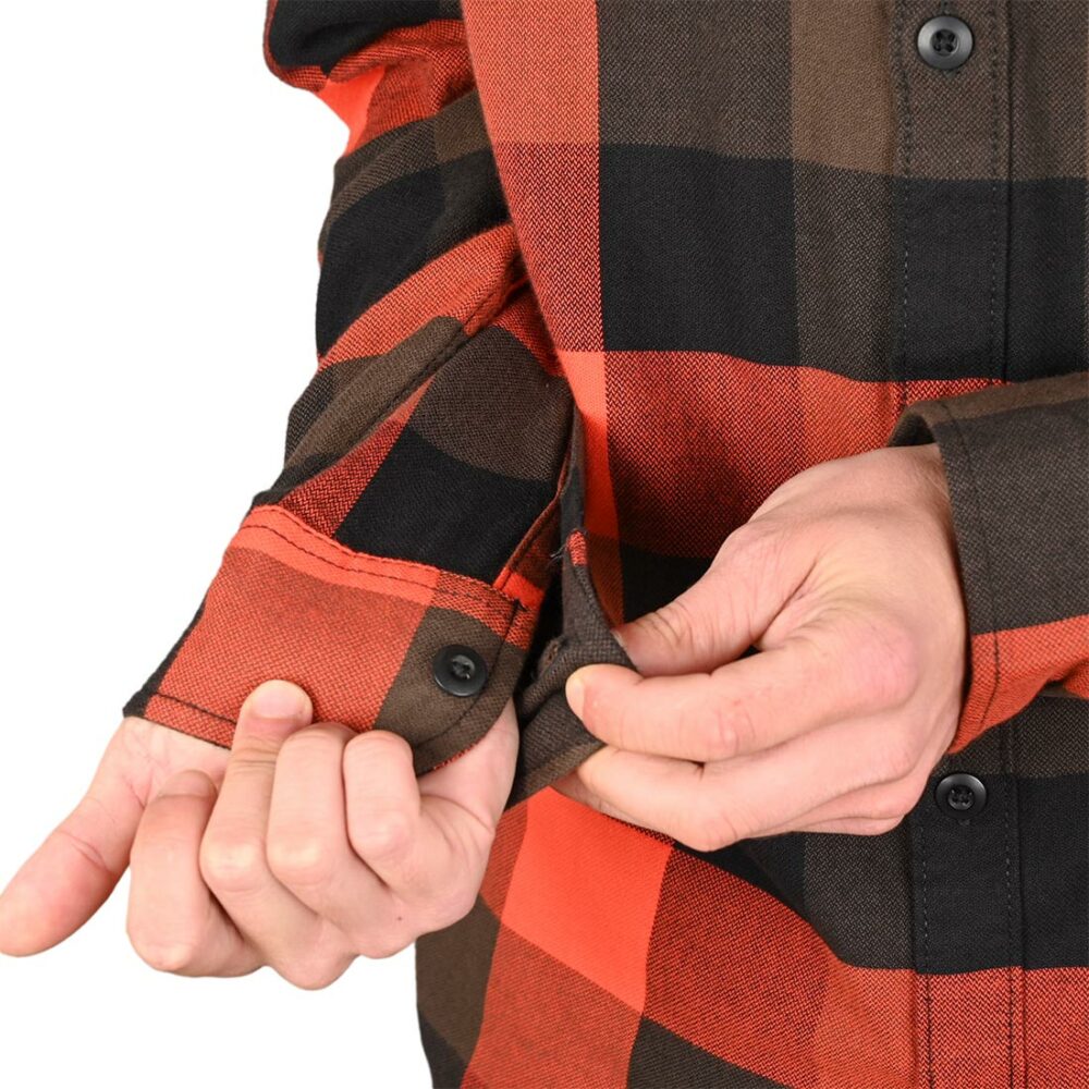Vans Box Flannel Classic L/S Shirt - Black/Fiesta