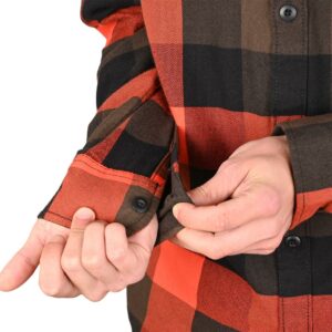 Vans Box Flannel Classic L/S Shirt - Black/Fiesta
