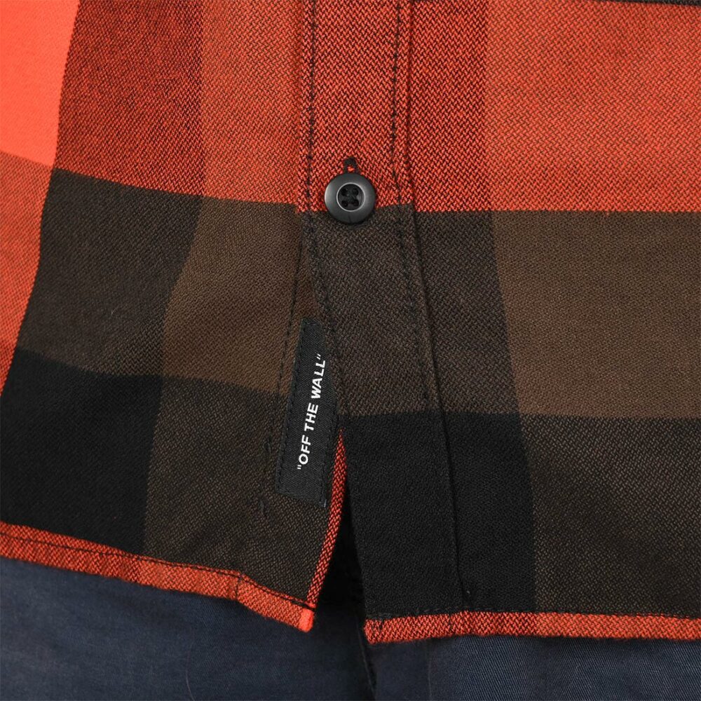 Vans Box Flannel Classic L/S Shirt - Black/Fiesta