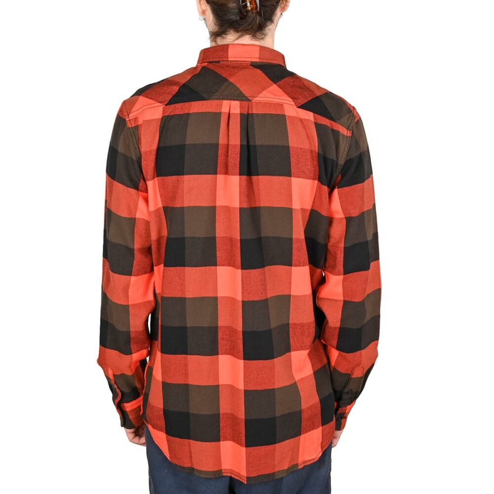 Vans Box Flannel Classic L/S Shirt - Black/Fiesta