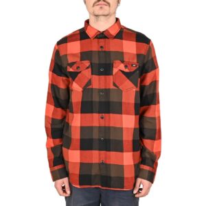 Vans Box Flannel Classic L/S Shirt - Black/Fiesta