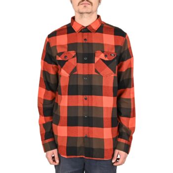 Vans Box Flannel Classic L/S Shirt - Black/Fiesta