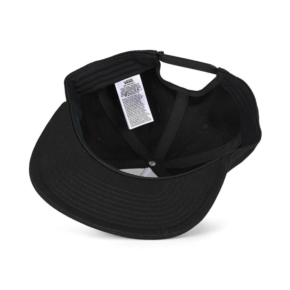 Vans Off The Wall Patch Snapback Hat - Black