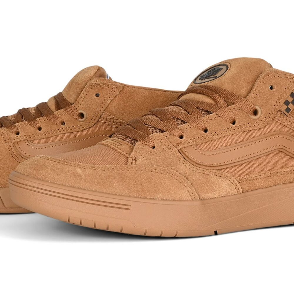Vans Zahba Mid Skate Shoes - Brown/Gum