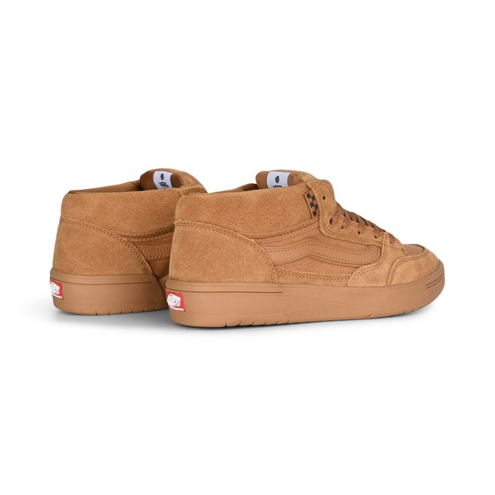 Vans Zahba Mid Skate Shoes - Brown/Gum