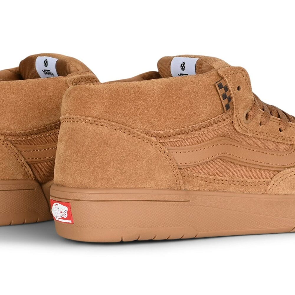 Vans Zahba Mid Skate Shoes - Brown/Gum