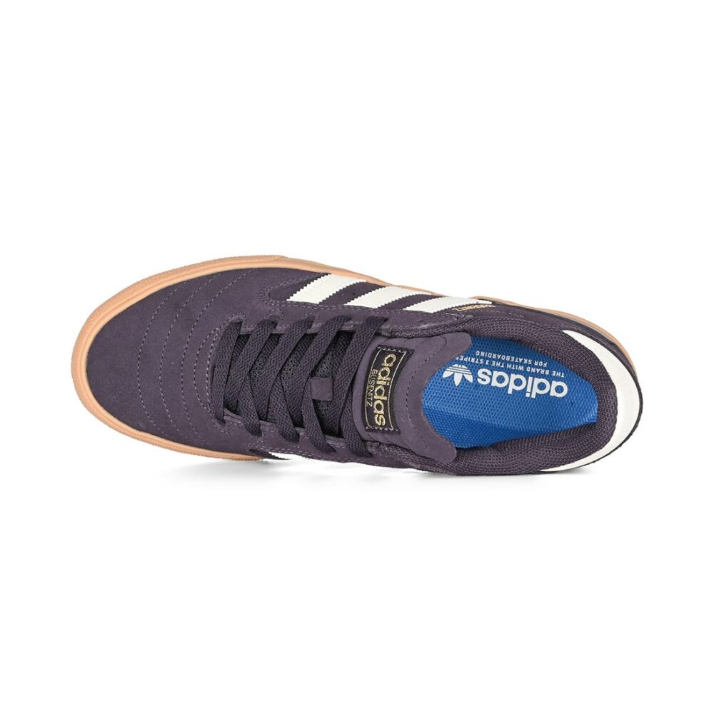 Adidas Busenitz Vulc II Skate Shoes - Aurora Black/Off White/Gum