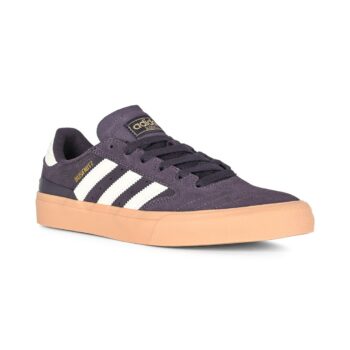 Adidas Busenitz Vulc II Skate Shoes - Aurora Black/Off White/Gum