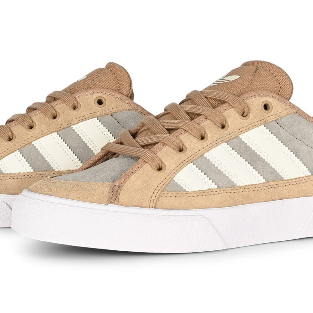 Adidas Court TNS Premiere Skate Shoes - Magic Beige/Earth Strata/Gum