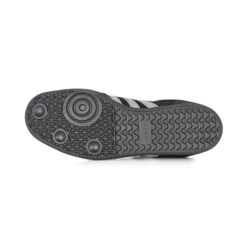Adidas Samba ADV Skate Shoes - Core Black/Grey Four/Gold Metallic