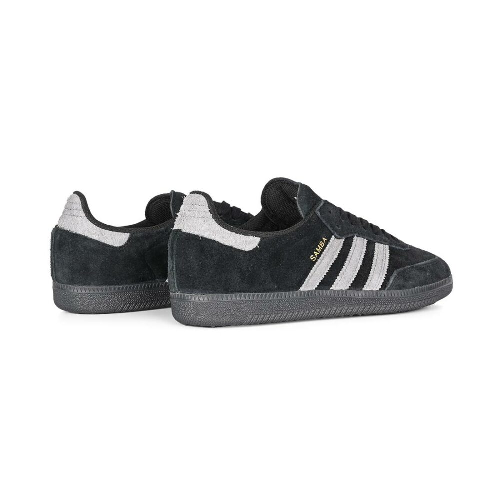 Adidas Samba ADV Skate Shoes - Core Black/Grey Four/Gold Metallic