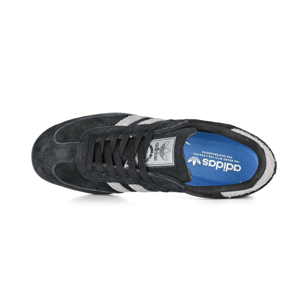 Adidas Samba ADV Skate Shoes - Core Black/Grey Four/Gold Metallic