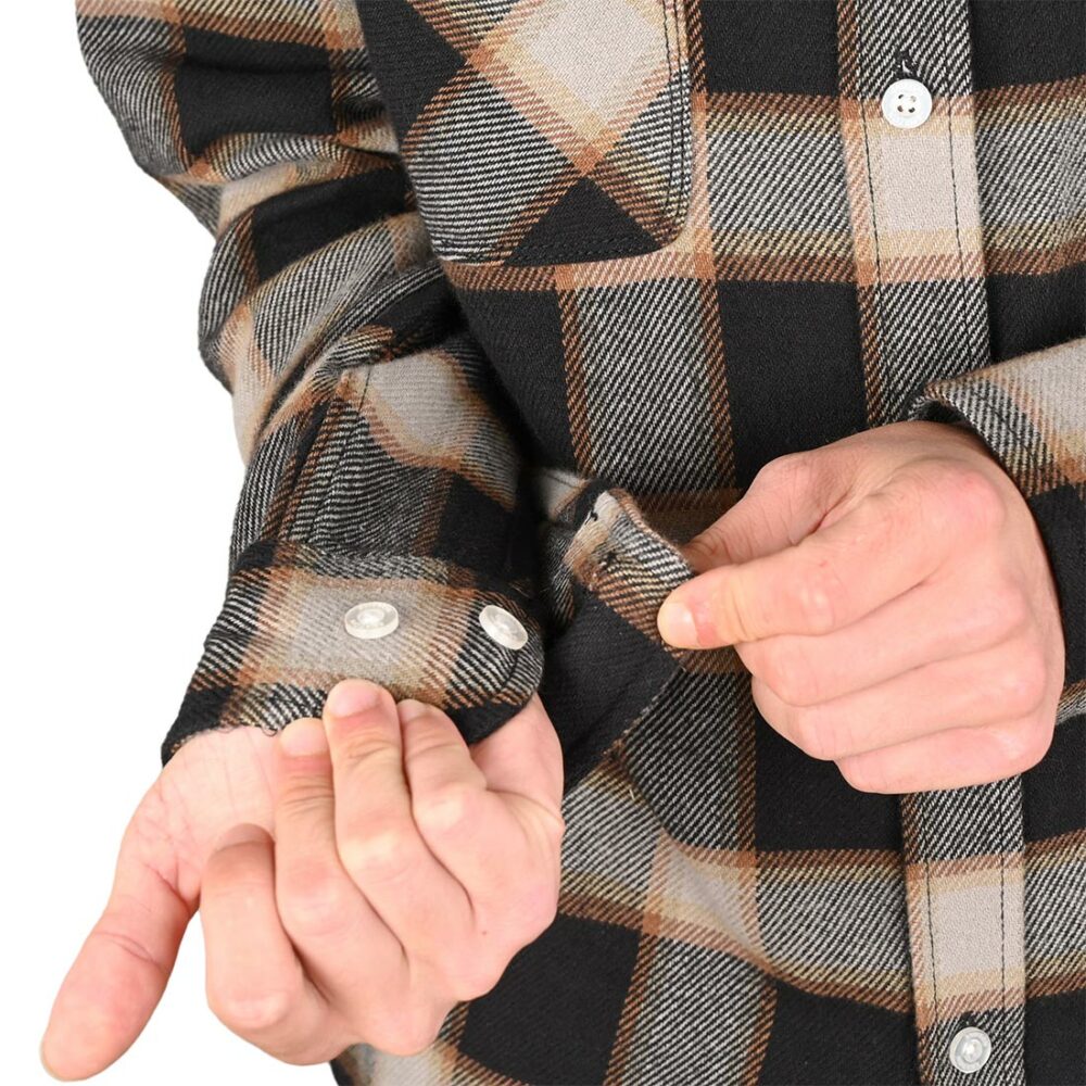Brixton 20th Anniversary Bowery L/S Shirt - Black/Cream