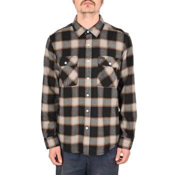 Brixton 20th Anniversary Bowery L/S Shirt - Black/Cream
