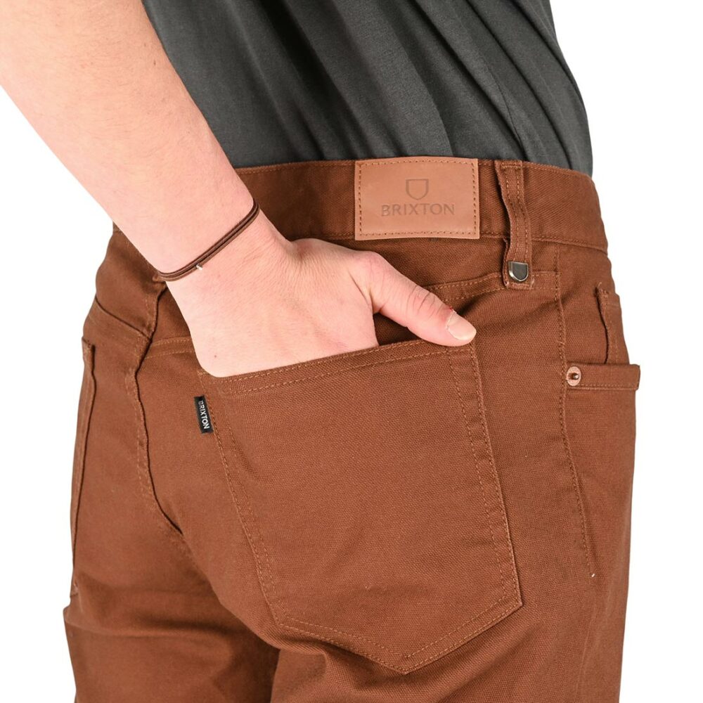 Brixton Builders 5-Pocket Canvas Pants - Sepia