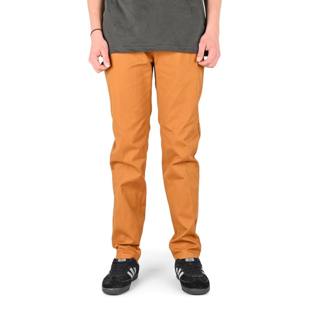 Brixton Choice Slim Chino Pants - Golden Brown