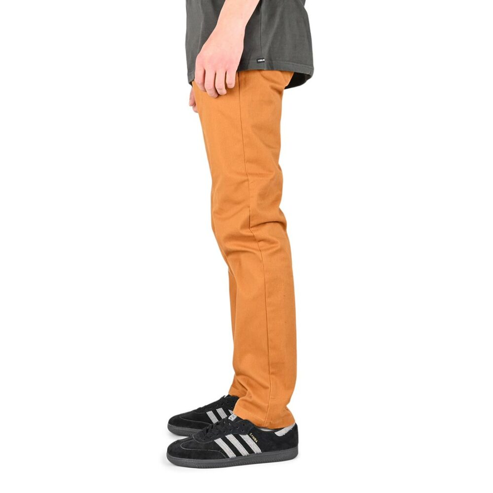 Brixton Choice Slim Chino Pants - Golden Brown