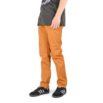 Brixton Choice Slim Chino Pants - Golden Brown