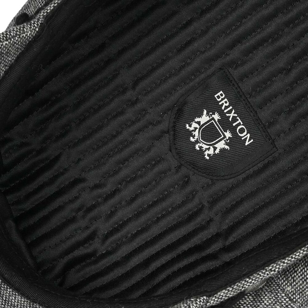 Brixton Fiddler Fisherman Cap - Grey/Black