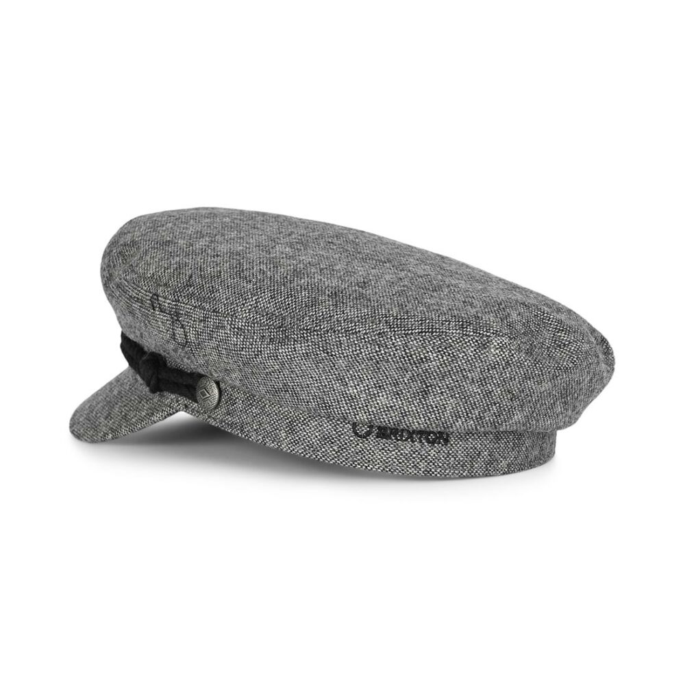 Brixton Fiddler Fisherman Cap - Grey/Black