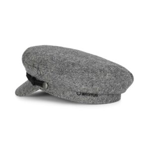 Brixton Fiddler Fisherman Cap - Grey/Black