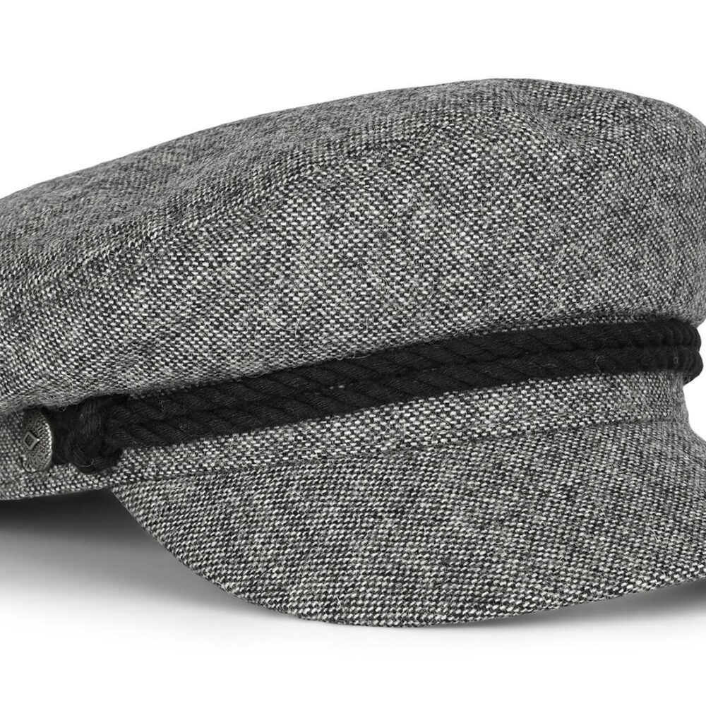 Brixton Fiddler Fisherman Cap - Grey/Black