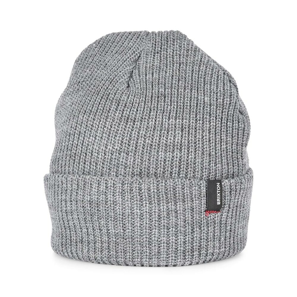 Brixton Heist Beanie Hat - Heather Grey