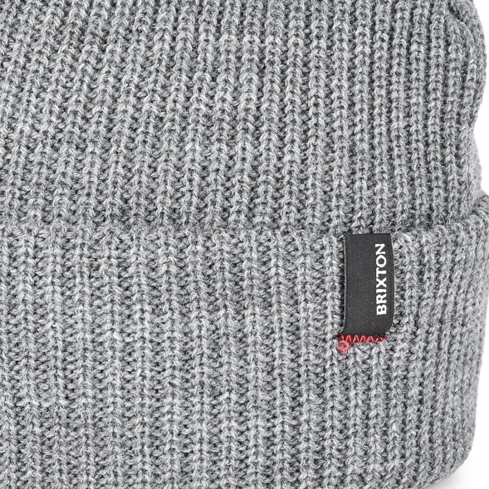 Brixton Heist Beanie Hat - Heather Grey