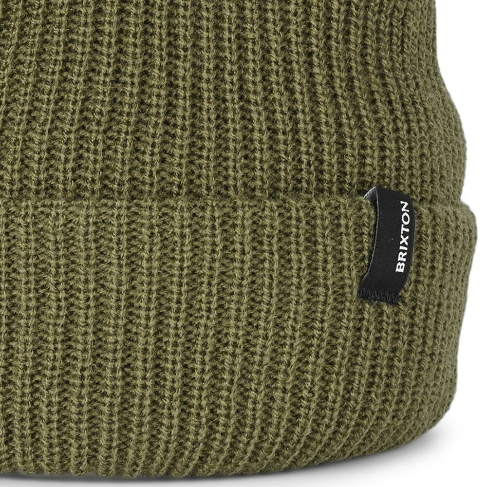 Brixton Heist Beanie Hat - Military Olive