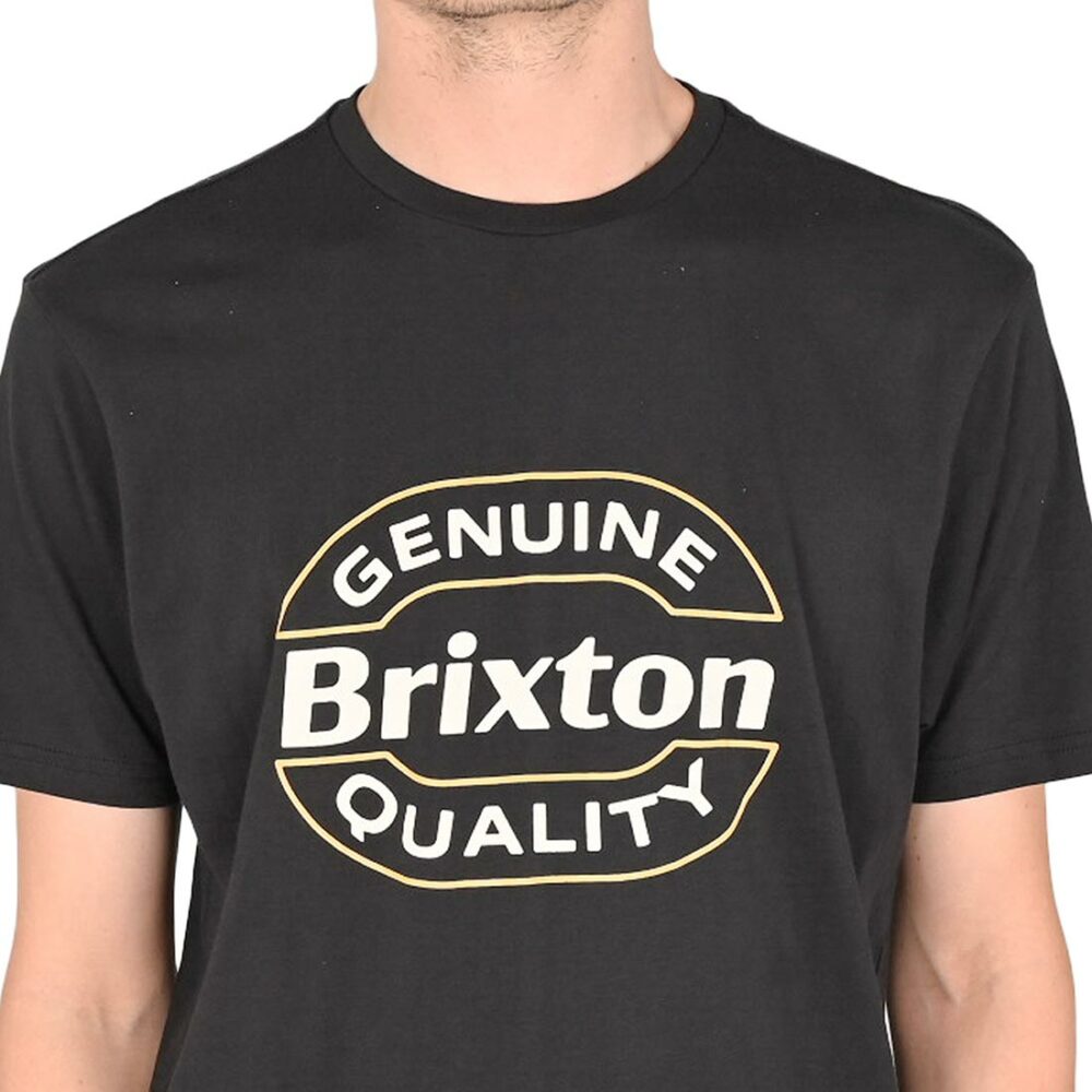 Brixton Keller S/S T-Shirt - Black Worn Wash